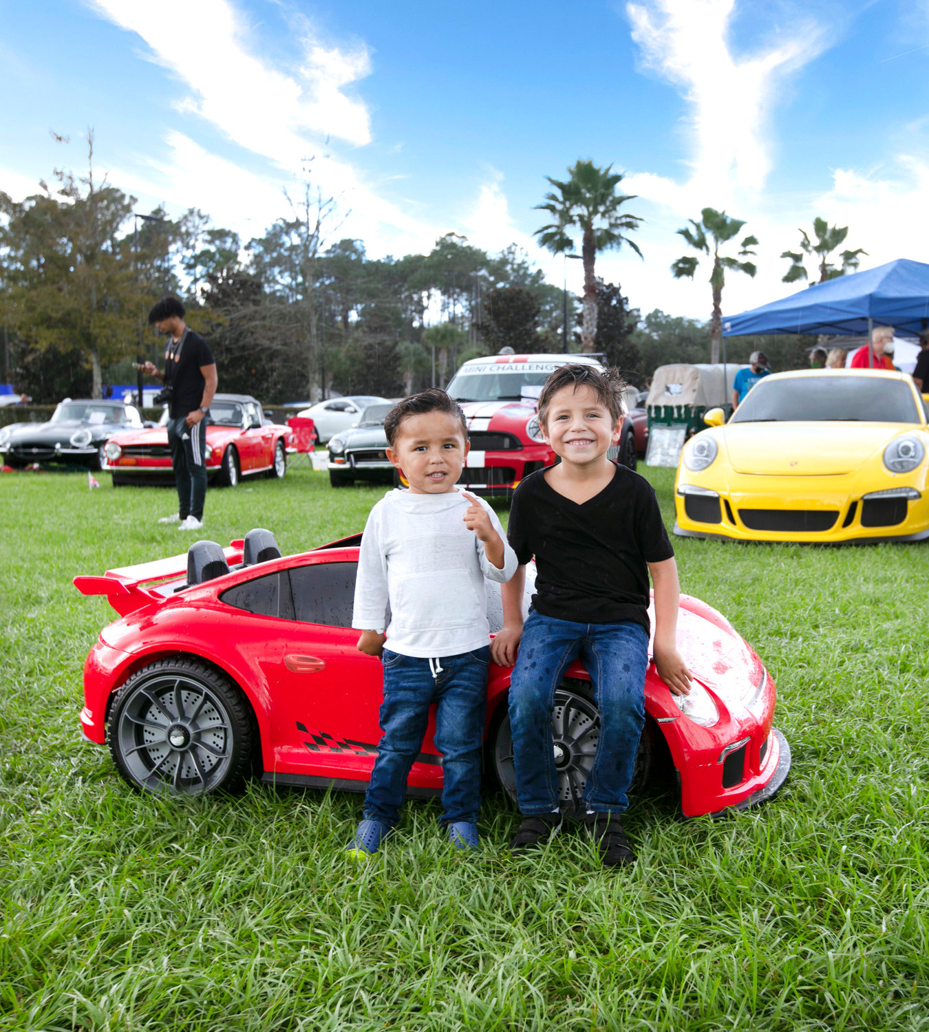 The auto show was fun for all ages.